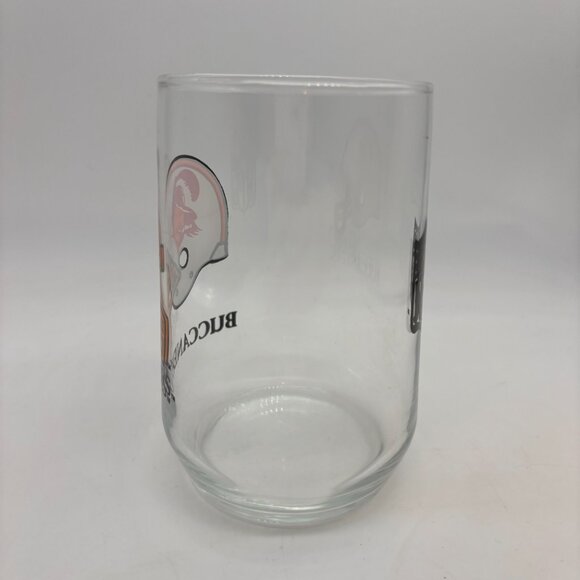NFL Tampa Bay Buccaneers Retro Football Helmet Logo 5" Collectible Glass - Picture 8 of 13